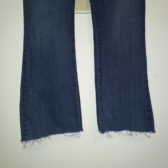 NYDJ Not Your Daughters Jeans Size 6 Marilyn Raw Hem Crop Jeans-Slimming-Sm Flaw - Picture 4 of 10